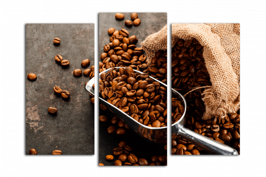 Модульная картина Зерновой кофе
