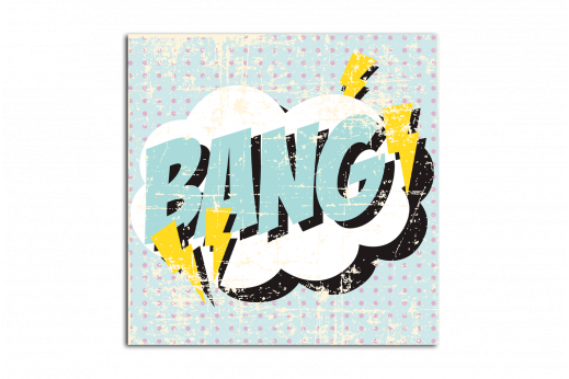 Постер Поп-арт Bang